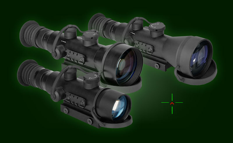 Night vision riflescopes