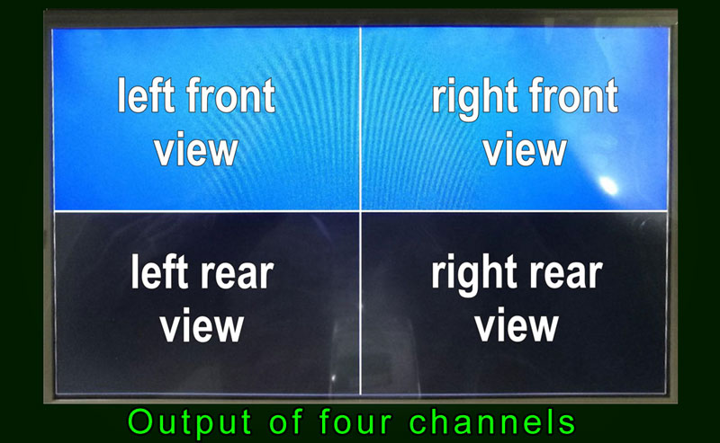 2. Output of four channels. TIW5-360