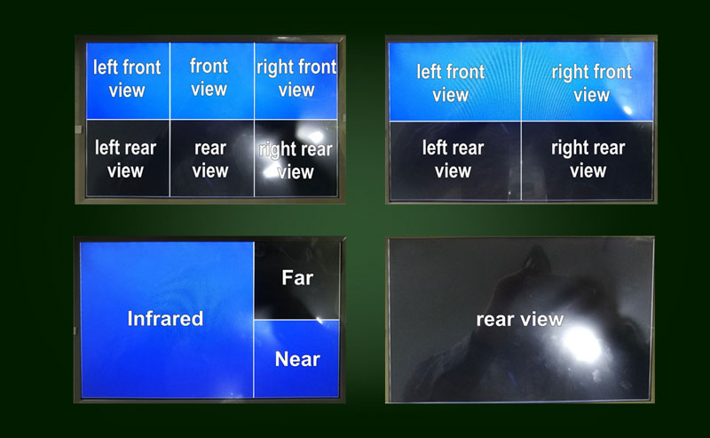 Night driving system TIW5-360 the display has several display modes