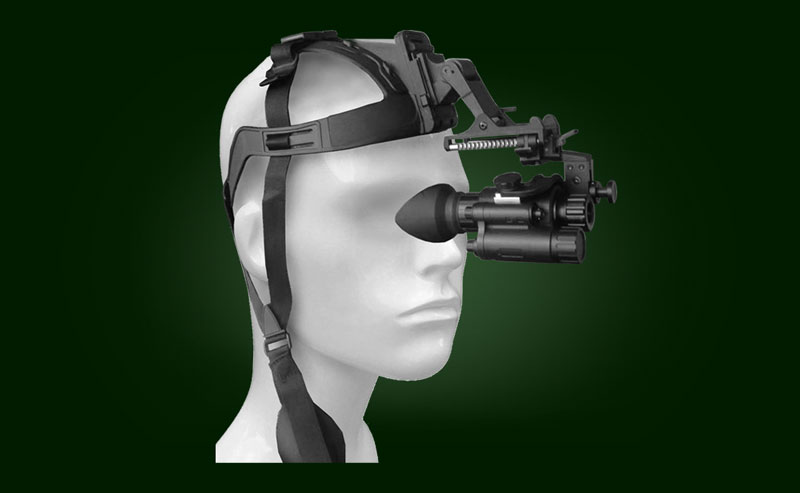 Thermal mini-monocular TIW3 on a helmet