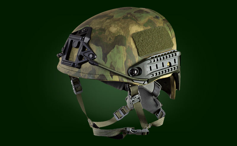 helmet for two channel night vision device